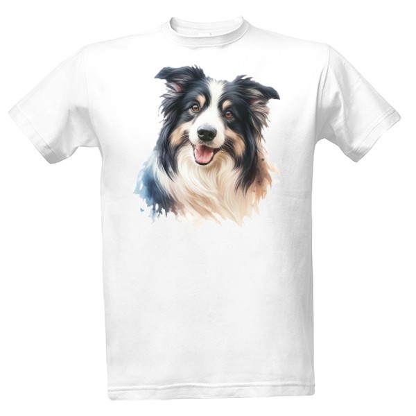 Tričko s potiskem Border Kolie