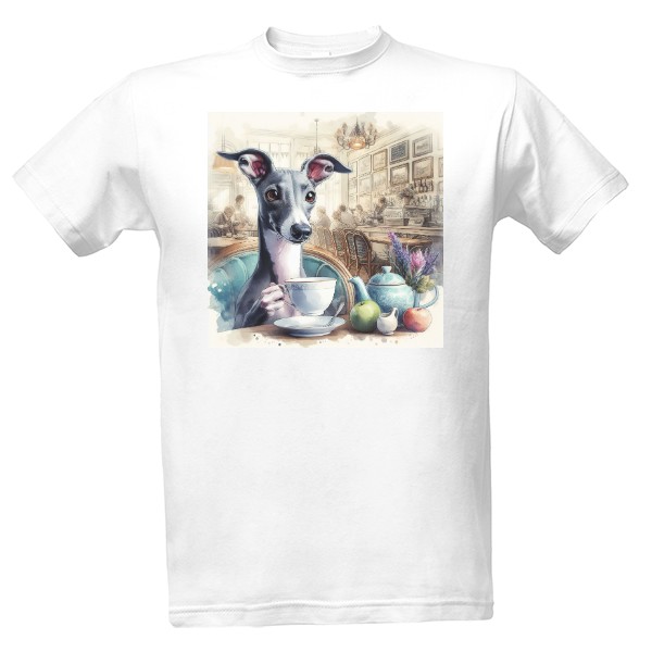 Tričko s potiskem Čajový dýchánek u Itala