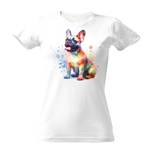 Tričko s potiskem Francouzský buldoček
