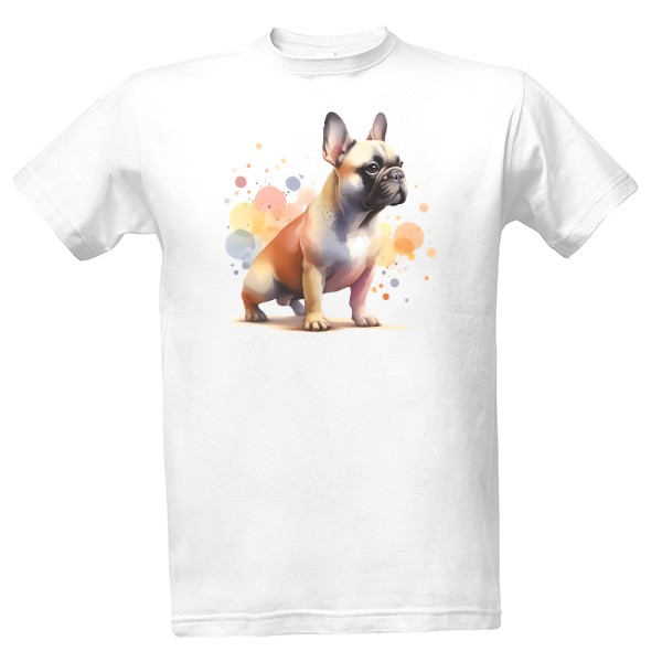 Tričko s potiskem Francouzský buldoček