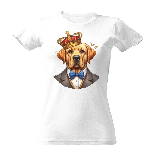 Tričko s potiskem Král Labrador