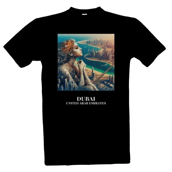 Tričko s potiskem Města Jako Ženy - Dubai