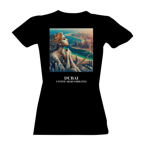 Tričko s potiskem Města Jako Ženy - Dubai