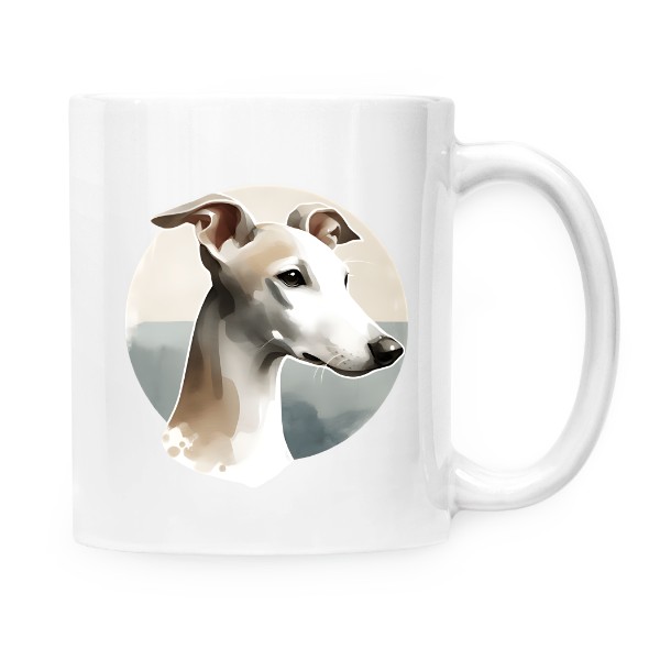 Hrnek malý bílý s potiskem Vipet