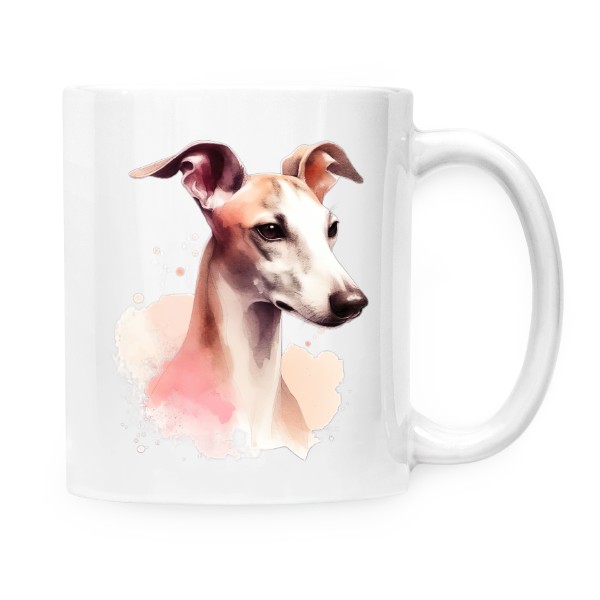 Hrnek malý bílý s potiskem Vipet